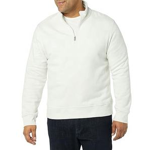 Sudadera con media cremallera Unisex Fleece Quarter-zip Pullover Hombres 1/4 Zip Stand Collar Sudadera con cremallera Sudadera con capucha - Product Image 1