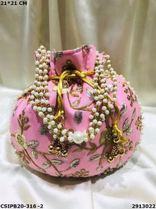 Elegante bolso de noche étnico económico Potli Batua Bag - Product Image 4