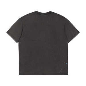 เสื้อยืดผู้ชายแขนสั้นทรงหลวมผ้าฝ้ายทอ 100% ดีไซน์เรียบง่าย คุณภาพสูง ระบายอากาศได้ดี เป็นมิตรกับสิ่งแวดล้อม ปรับแต่งได้ - Product Image 3