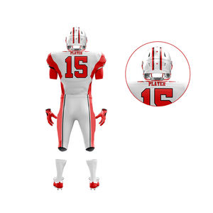 Personnalisable Taille XL Football Américain Uniforme Respirant Spandex Jersey Imprimé Conception Sublimation Technique Top Shirts Adultes - Product Image 6