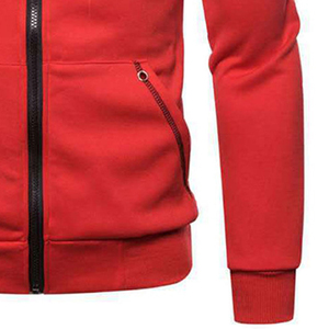 Sweat-shirts à capuche zippés en polaire respirants pour hommes, personnalisables, vente en gros, style streetwear, séchage rapide, logo personnalisé, hiver - Product Image 6