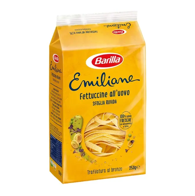 Trusted European Italian Supplier Widely Selling Rich Flavor Barilla Fettuccine All Egg Pasta 250GX20 at Genuine Bulk Price