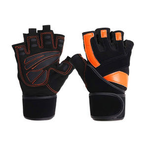 Guantes de gimnasio de levantamiento de pesas transpirables con logotipo personalizado, guantes de seguridad para entrenamiento físico con ajuste cómodo - Product Image 1
