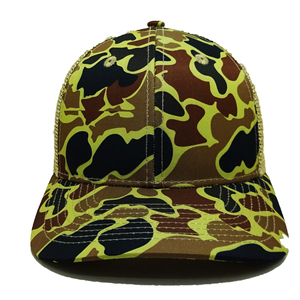 OEM ODM Vietnam Fábrica Personalizado 6 Paneles Estructurado Camuflaje Trucker Caps En Blanco Personalizado Logo Strucker Unisex Al Aire Libre - Product Image 3