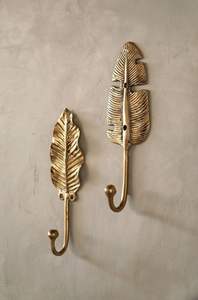 Highest Wall <b>Hook</b> and Hanger Brass Mother of Pearl Inlay <b>Black</b> and White Wall <b>Hook</b> for <b>Coats</b> Towels Umbrellas and Hats - Product Image 2