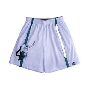 2025 fabricante OEM para ropa malla hombres pantalones cortos verano talla grande hombres pantalones cortos logotipo personalizado sublimación gimnasio entrenamiento malla pantalones cortos - Product Image 4