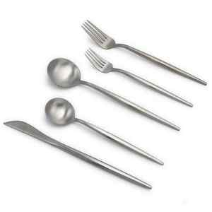 Juego de cubiertos de acero inoxidable chapado en oro, elegante, duradero y Apto para lavavajillas, acero espejado - Product Image 4