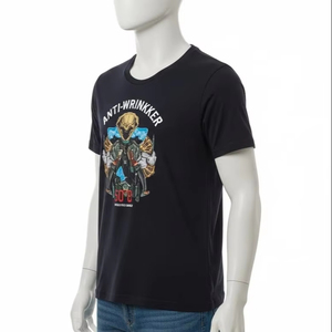 Anti-Wrinkle O-Neck T-Shirts with Digital Printing, CottonMaterialComfortable FitCustomizableforDailyWearPromotionalandCasualUse - Product Image 2