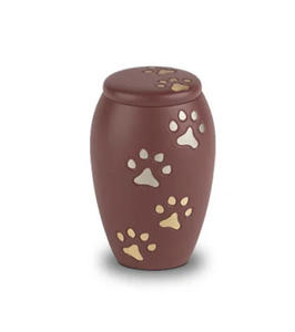 Modern Stylish Small Brass Cremation <b>Urn</b> Classic Design for Pet Ashes Wholesale Funeral Supplies Decorative <b>Urn</b> - Product Image 5