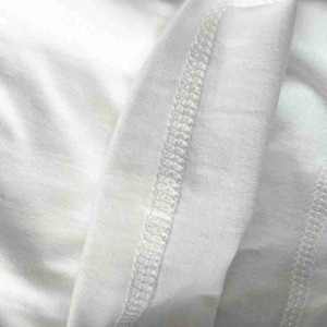 T-shirt en coton blanc pour homme, manches courtes, col rond, coupe classique, couleur unie, style jersey tricoté décontracté - Product Image 5
