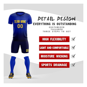 Nouvelle arrivée d'uniformes de football unisexes de meilleure qualité personnalisés Nouvelle arrivée d'uniformes de football respirant pour hommes - Product Image 2