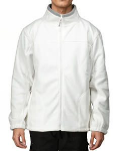 Veste en polaire à col montant zippé tendance, style urbain de luxe, pour homme, nouvelle tenue de sport, confortable, chaude et douce - Product Image 1