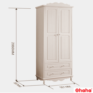Modern engineered wood <b>wardrobe</b> Ohaha - HD003 - Product Image 3