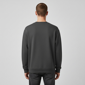 Sudadera de Alta Calidad para Hombre, Estilo Urbano, con Logotipo Bordado Personalizado, de Algodón Transpirable y Felpa - Product Image 6