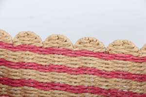 Elegante Cesta de Almacenamiento Rectangular de Pasto Marino, Decoración Natural para el Hogar en Verde - Product Image 3