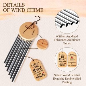 Campanas de Viento como <span class=keywords><strong>Regalo</strong></span> de Agradecimiento para Maestros, Doctores, Compañeros de Trabajo, <span class=keywords><strong>Regalo</strong></span> de Agradecimiento para Hombres y Mujeres, Empleados Agradecidos, Colegas - Product Image 4