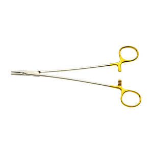 Porte-aiguilles chirurgical manuel en acier de qualité supérieure 8 pouces Utilisation hospitalière Ensemble d'instruments en bois Crile Réutilisable - Product Image 4