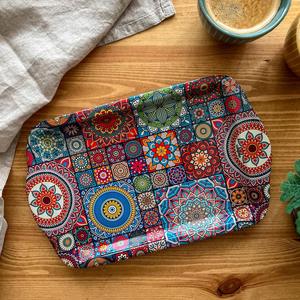 Bandeja de Servicio de Diseño con Recubrimiento de Esmalte de Madera MDF, Bandeja de Mesa de Alta Calidad para Hoteles y Restaurantes - Product Image 1