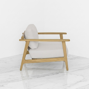 Conjunto de Sofás Contemporáneos para Jardín Tropical, con Estructura de Madera, para Exteriores, Ideal para Resorts, Piscinas, Hoteles, Villas, Playas y Proyectos de Hostelería - Product Image 5