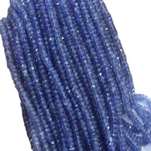 ลูกปัดพลอย tanzanite เจียระไนเป็นพลอย tanzanite ยาว16 "ที่ได้รับความนิยมสำหรับการทำเครื่องประดับ - Product Image 1