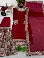 Salwar Kameez pakistanais fait à la main de haute qualité avec fil et embellissement en pierre disponible à des prix abordables
