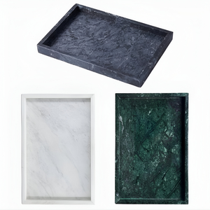 Vente directe d'usine exclusif moderne marbre plateau de noël haute qualité vacances plateau décoratif expédition rapide meilleur prix chaud - Product Image 4