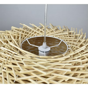 Abat-jour en rotin antique de haute qualité asiatique pour chambre à coucher salon jardin hôtel maison décoration intérieure pas cher en gros - Product Image 3