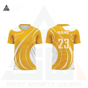 Camiseta de Fútbol Personalizable con Patrón Sólido, Técnica de Corte Automatizado OEM, Ropa Deportiva para Hombres, Mujeres y Adultos, Nombre del Equipo, Logotipo, 100% - Product Image 5