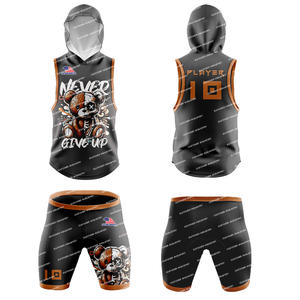 Fútbol Bandera personalizada Fútbol 7v7 Camisetas con capucha de compresión para jóvenes y adultos Bandera Fútbol 7 en 7 Uniformes Ropa de equipo - Product Image 6