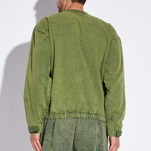 Meilleur prix de fabricant OEM sweat-shirt délavé à l'acide à séchage rapide pour hommes/pull-over délavé à l'acide pour hommes fabriqué en usine à l'extérieur - Product Image 2