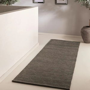 Hautement recommandé Jamal gris 80x300cm laine coureur coupe Pile résistant aux taches moderne nid tapis salle à manger hall/entrée chambre - Product Image 1