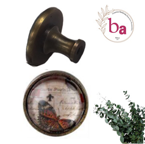 Cubierta de cristal rústico para muebles, puerta de cocina, perillas de cajón de armario y tirador para Villa, dormitorio exterior, uso en almacén - Product Image 1