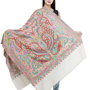 Châle brodé pour femmes à prix avantageux, nouveau style 2026, châle en laine pour femmes en vente, qualité supérieure, best-seller, design unique - Product Image 2