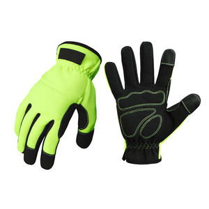 Guantes de seguridad mecánicos de cuero Guantes de trabajo de seguridad transpirables, antiquímicos y resistentes al calor - Product Image 1