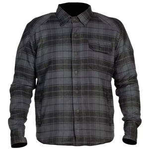 Chemise en flanelle pour homme, chemise en flanelle personnalisée pour homme et chemise de protection blindée de niveau 1 CE pour la moto - Product Image 1