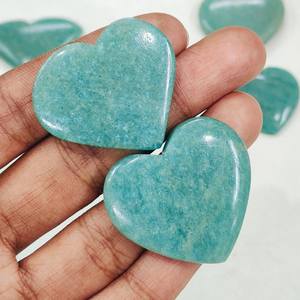 Premium Amazonite Cabochon Lot 6 Pieces 25 to 30 MM Long Hand Polished Smooth Gemstone for Jewelry Gift for Her - Product Image 2