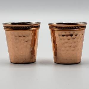 Plan hecho a mano Vaso de agua de cobre puro Agua potable Vaso de cobre Vaso de chupito de vino para beber Bar-ware - Product Image 4