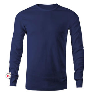 NVY azul y negro logotipo personalizado impreso gimnasio camisetas 100% algodón ropa al por mayor para hombres y mujeres camisetas gráficas de invierno - Product Image 1