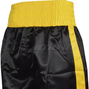Service OEM Vente en gros Short de boxe de couleur unie personnalisé Nouvelle arrivée Short de boxe pour adulte - Product Image 5