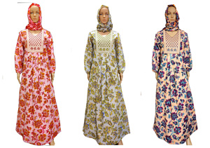 Modest Fashion Pure Cotton Printed Jalabiya <b>Kaftan</b> Long Dress Islamic Printed Jalabiyat Breathable Traditional Wear - Product Image 5