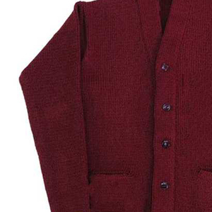 High Quality V Neck Acrylic Knitwear Winter Sweater Casual Cardigan Embroidery Button Front <b>Applique</b> for College Sororities - Product Image 4