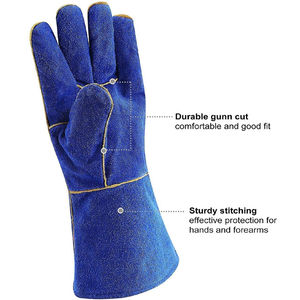 Guantes de Cuero para Hornear y Soldar Resistentes al Calor y al Fuego, Nuevos 2025 - Product Image 6