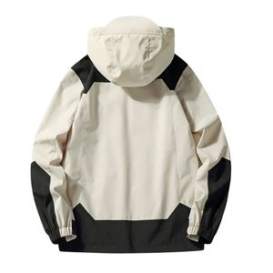 Customized <b>Men's</b> Heavy-Duty Winter Windbreaker Canvas Waterproof Hooded Quick Dry Breathable Sun-protective Street Style <b>Jacket</b> - Product Image 3