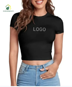 เสื้อยืดแขนสั้นมัดย้อมผ้าโพลีเอสเตอร์แฟชั่นเสื้อครอปลำลองสำหรับผู้หญิงขายดีเสื้อยืดผู้หญิงไซส์ใหญ่พิเศษ - Product Image 2