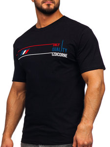 Logo personnalisé sérigraphie message caché Gym T-shirts d'entraînement sportif couleur unie coton hommes sueur activée t-shirt - Product Image 3