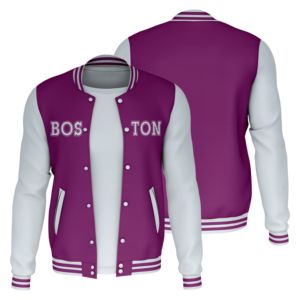 Unisex personalizable lana béisbol Varsity chaqueta bordado Letterman hombres abrigo poliéster polar tela conjunto estilo - Product Image 1