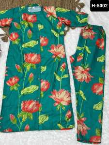 Ropa étnica india Algodón mágico con hermosa Impresión digital Kurtis con Pent para ropa informal y de Festival Traje Salwar Kameez - Product Image 5