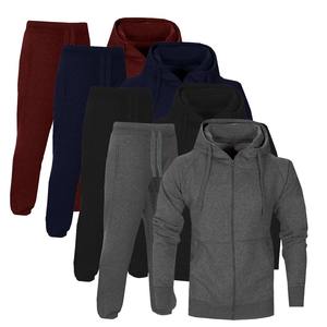 Conjunto Deportivo de Dos Piezas para Hombre, Talla Grande, para Invierno |   Conjunto Deportivo para Gimnasio con Logotipo Personalizado, Sudadera con Capucha y Pantalones Deportivos para Entrenamiento - Product Image 6
