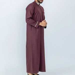 Thobes de Dubaï pour hommes, vêtements islamiques musulmans de qualité supérieure, Thobe Jubba Kaftan Abaya pour hommes - Product Image 3