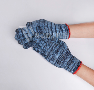 Solid Color <b>Magic</b> Elastic Outdoor Winter Cotton Gloves Non-Slip Full-Finger Knitted Warm <b>Bubble</b> Design for Daily Use - Product Image 6